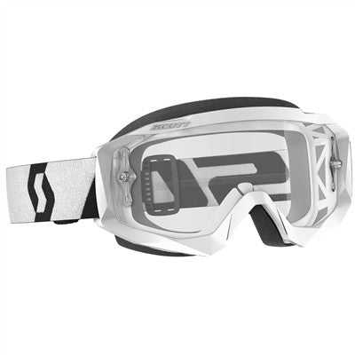Scott Hustle X Goggle - White/Black - Clear Lens