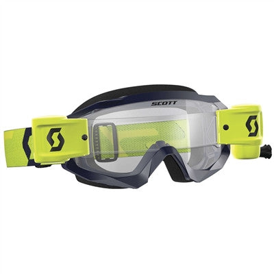 Scott Hustle X WFS Goggle - Yellow/Blue - Clear Lens