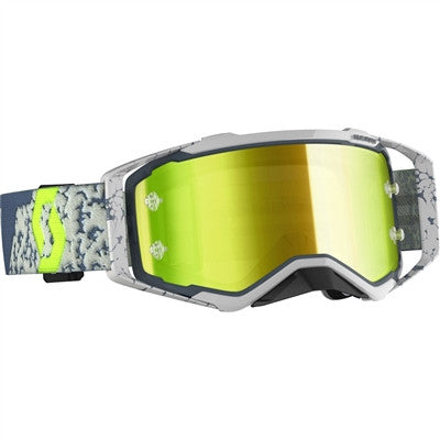 Scott Prospect Goggle - Grey/Dark Grey with Yellow Chrome Works