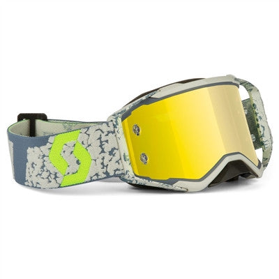 Scott Prospect Goggle - Grey/Dark Grey with Yellow Chrome Works