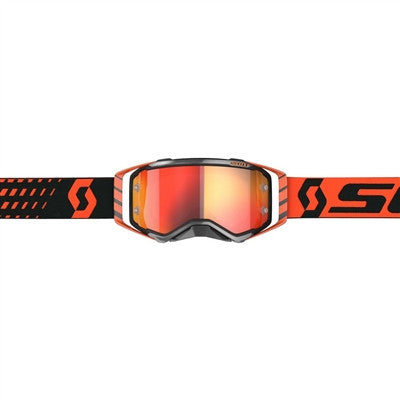 Scott Prospect Goggle - Orange/Black with Orange Chrome Works