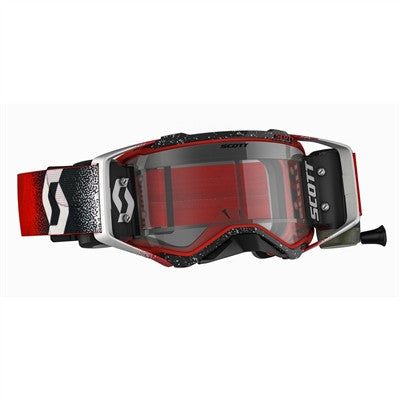 Scott Prospect Works Film System Goggle - White/Red with Clear Works