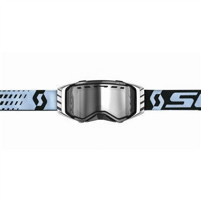 Scott Prospect Enduro Goggle - Black/White with Light Sensitive Grey Works
