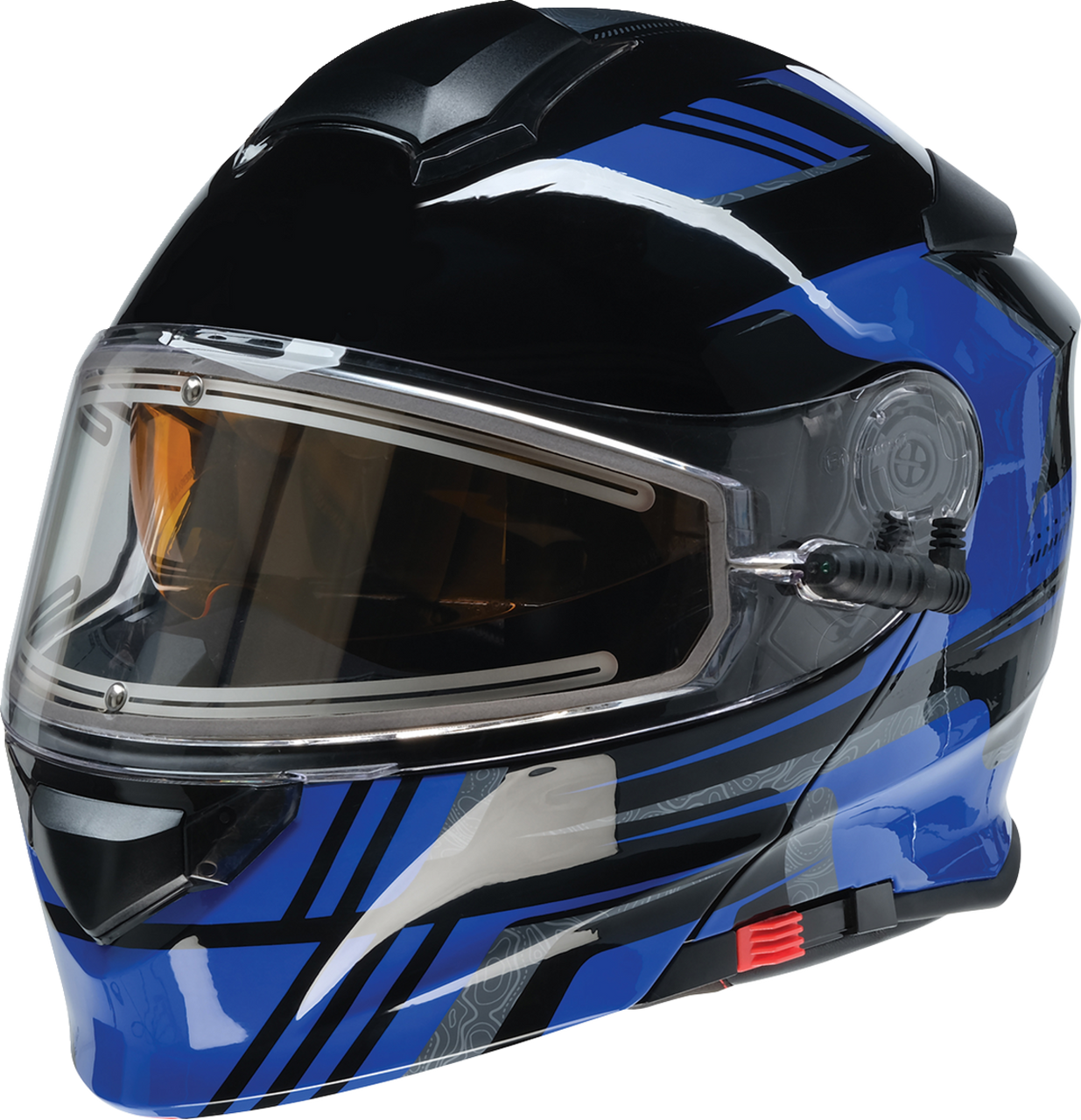 Z1R Solaris First Tracks Modular Electric Snow Helmet Black/Blue