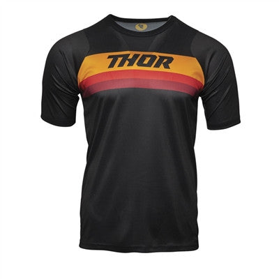 Thor Assist Bicycle Jersey - Black/Orange
