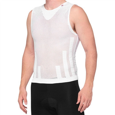 100% Zephyr Bicycle Tank Top - White