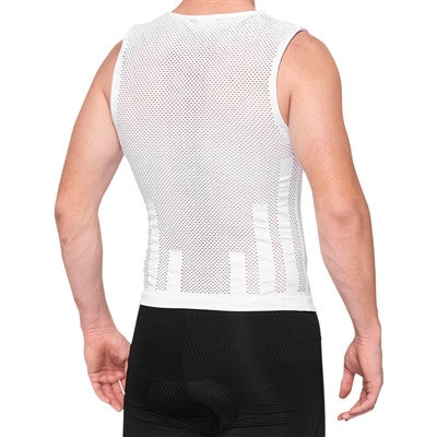 100% Zephyr Bicycle Tank Top - White