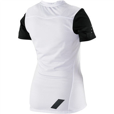 100% Womens Ridecamp Bicycle Jersey - White