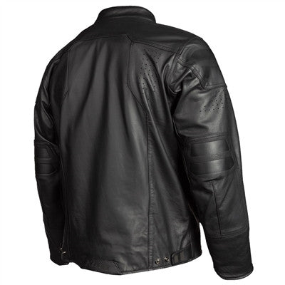 Klim Sixxer Leather Jacket - Gunmetal Black