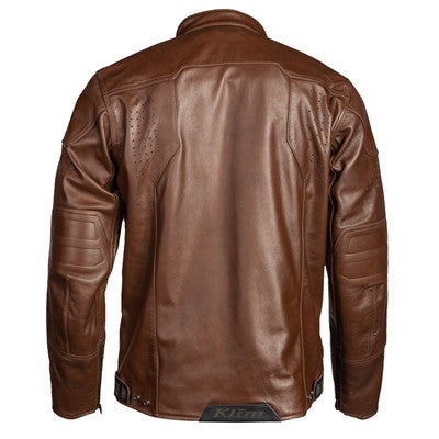 Klim Sixxer Leather Jacket - Sienna Brown