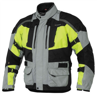 Firstgear 2016 Kathmandu Tall Jacket - Grey/Dayglo