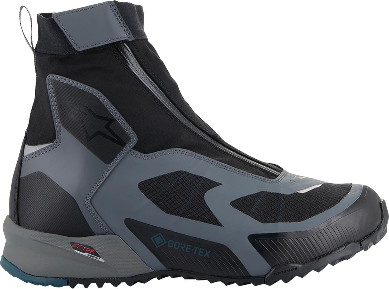 Alpinestars CR-8 Gore-Tex Shoes - Black/Grey/Blue