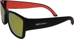Bomber Floating and Safety Sunglasses - Matte Black Red Mirror
