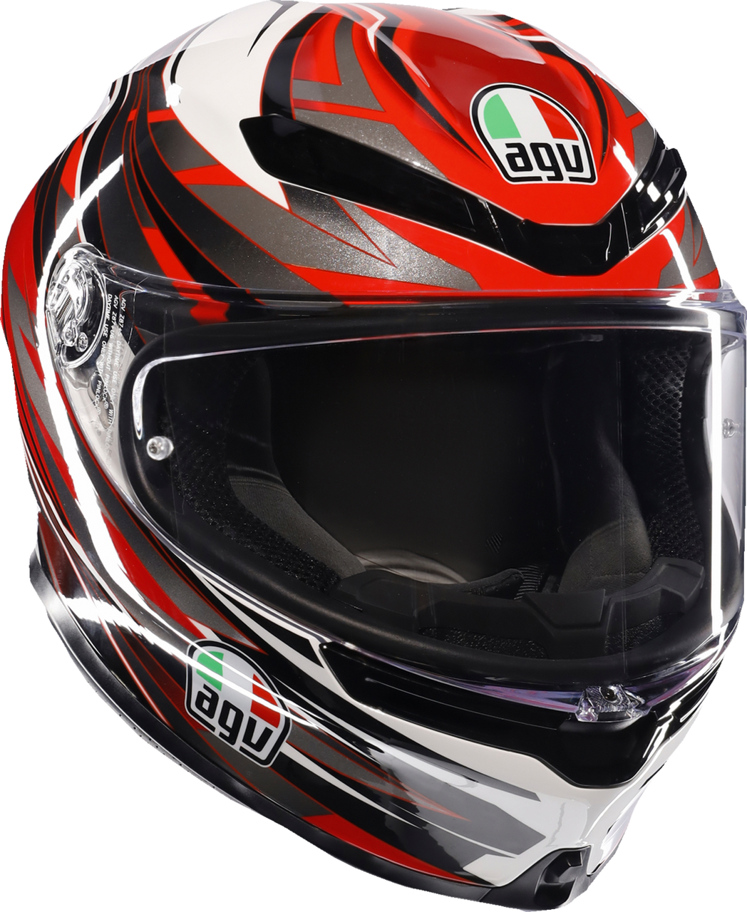 AGV K6 S Full Face Helmet Reeval White/Red/Gray
