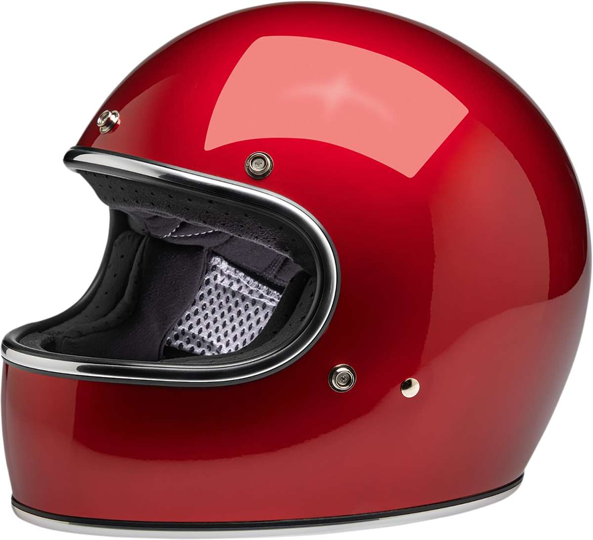 Biltwell Gringo Full Face Helmet Metallic Cherry Red