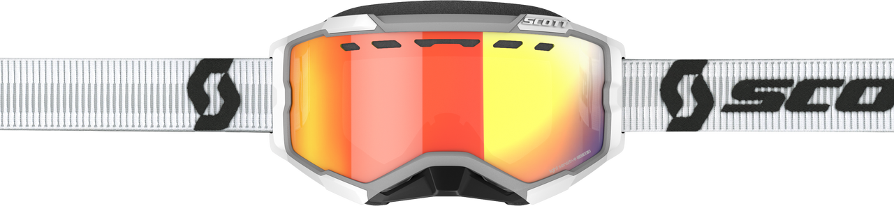 SCOTT - 278604-0002341 - FURY GOGGLE SNOW CROSS LS WHITE W/RED CHROME