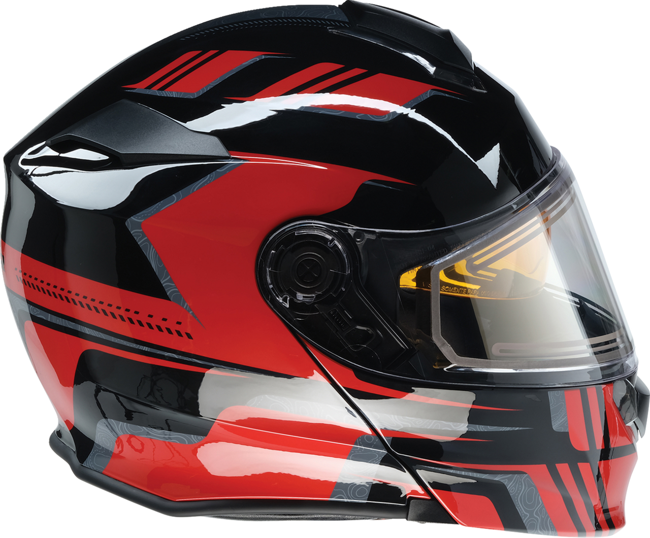 Z1R Solaris First Tracks Modular Electric Snow Helmet Black/Red