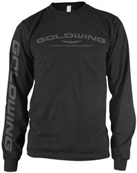 Honda Gold Wing Long Sleeve Tee - Black