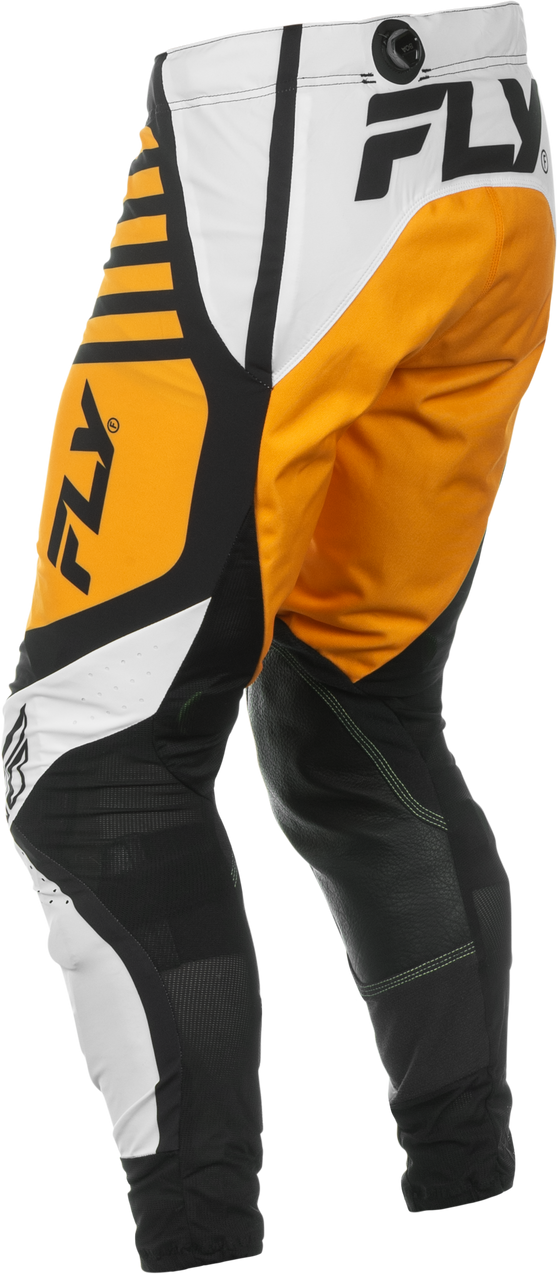 FLY Racing 2025 Lite Pant White/Black/Mustard