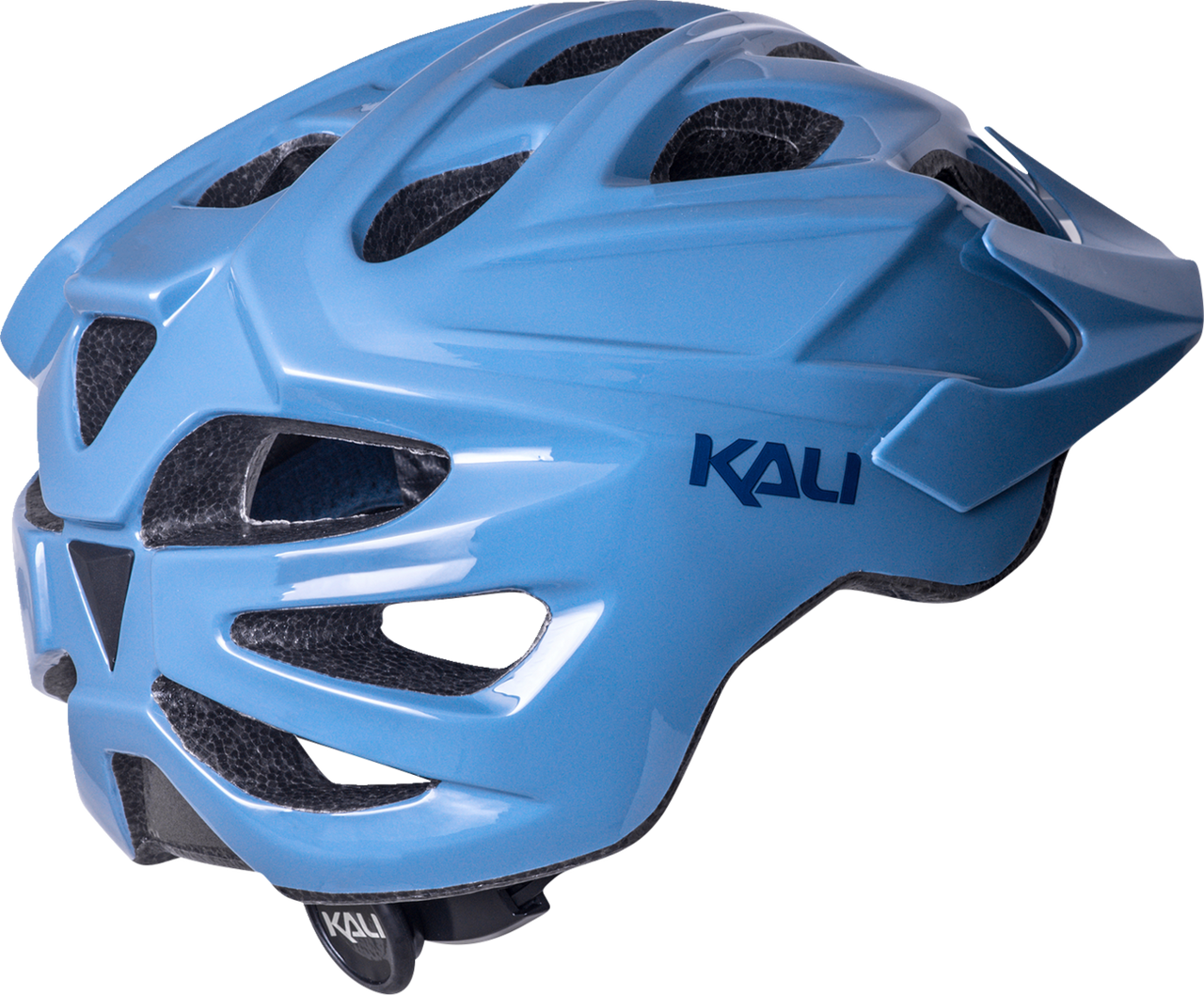 Kali Chakra Solo Solid Bicycle Helmet Thunder Blue