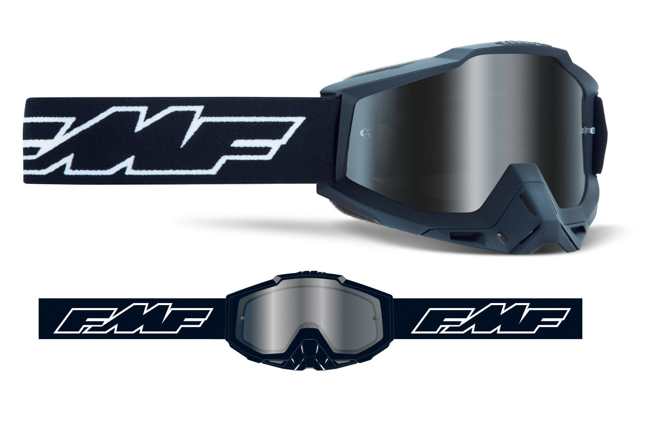FMF Powerbomb Sand Goggle Rocket Black Smoke Lens