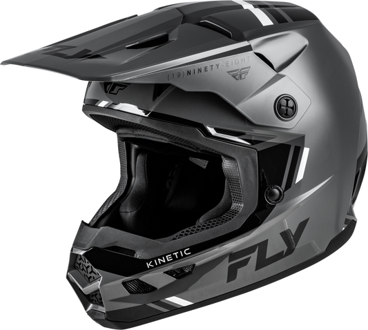 FLY Racing 2026 Kinetic Verdict Helmet Grey/Black/White
