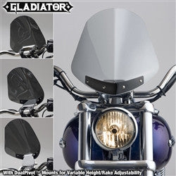 National Cycle Softail Gladiator Height/Rake Adjustable Windshields
