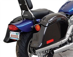 Willie Max Cruiseliner Quick Release Saddlebags Pocketback