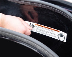 Willie Max Cruiseliner Quick Release Saddlebags Pocketback