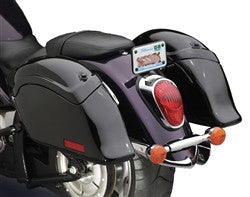 Willie Max Cruiseliner Quick Release Saddlebags Smoothback