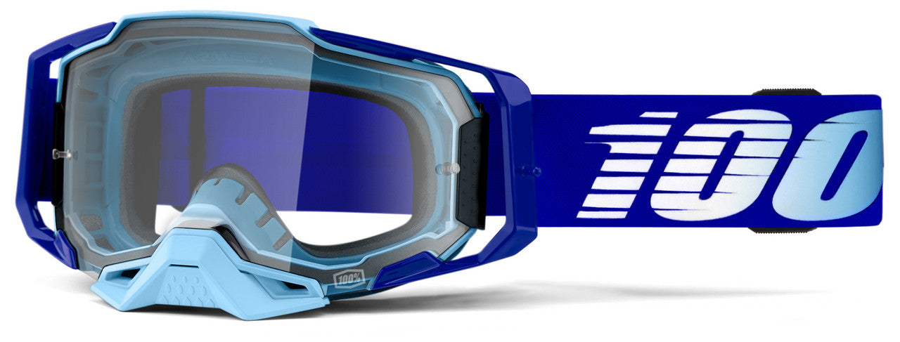 100% Armega Offroad Goggle Royal - Clear Lens