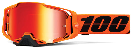 100% Armega Offroad Goggle C-Bad - Mirror Red Lens