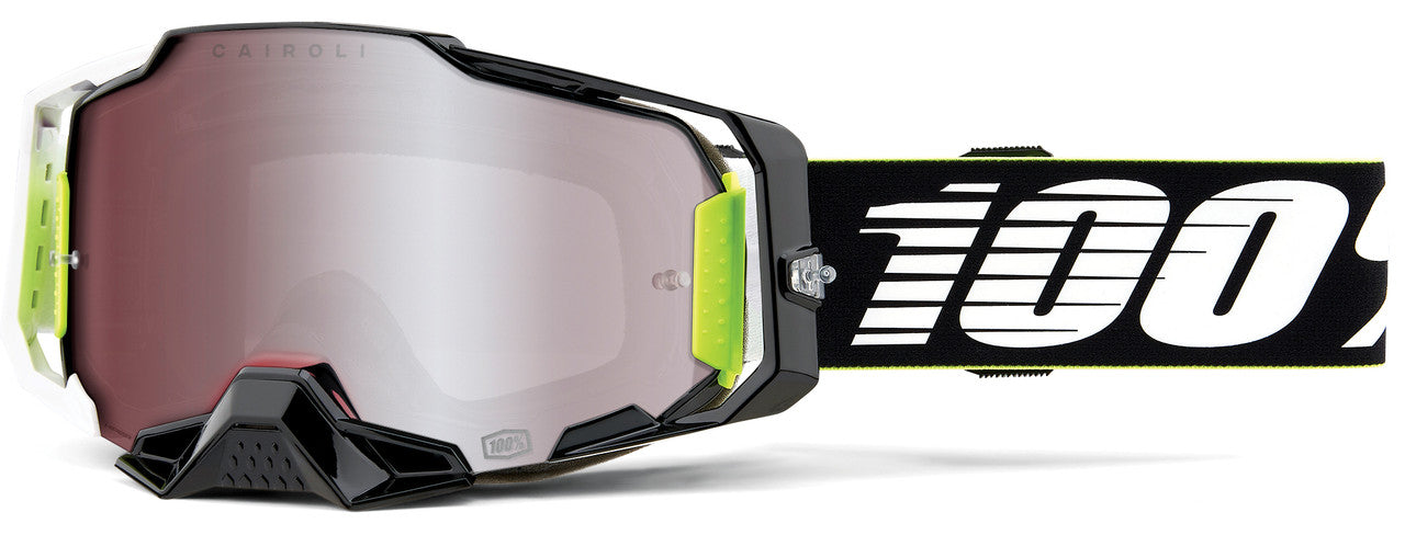 100% Armega HiPer Offroad Goggle Racr - Mirror Silver Lens