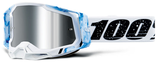 100% Racecraft 2 Offroad Goggle Mixos - Mirror Silver Flash Lens