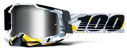 100% Racecraft 2 Offroad Goggle Korb - Mirror Silver Lens