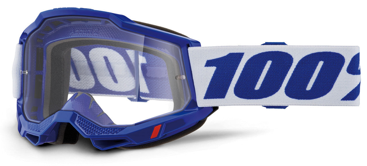 100% Accuri 2 Offroad Goggle Blue Clear Lens