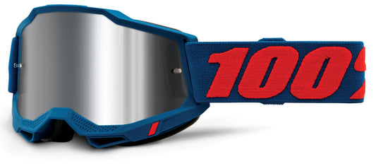 100% Accuri 2 Offroad Goggle Odeon - Mirror Silver Flash Lens