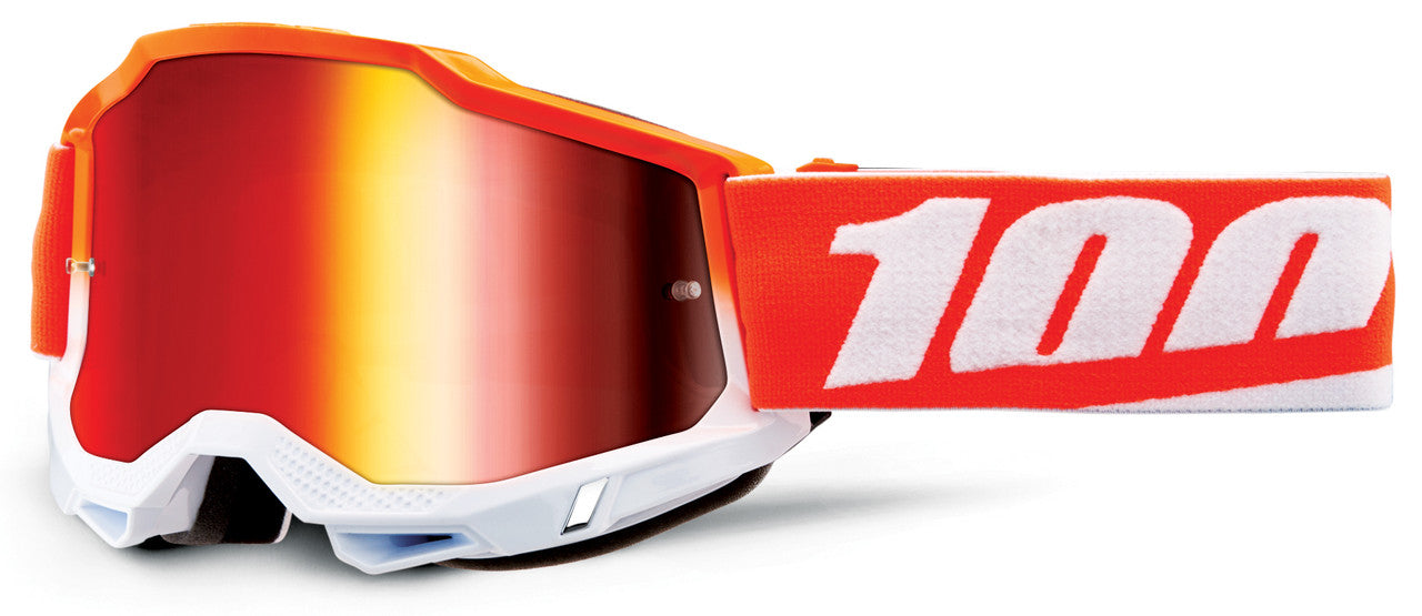 100% Accuri 2 Offroad Goggle Matigofun - Mirror Red Lens