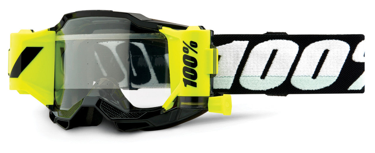 100% Accuri 2 Junior Youth Forecast Offroad Goggle Black - Clear Lens