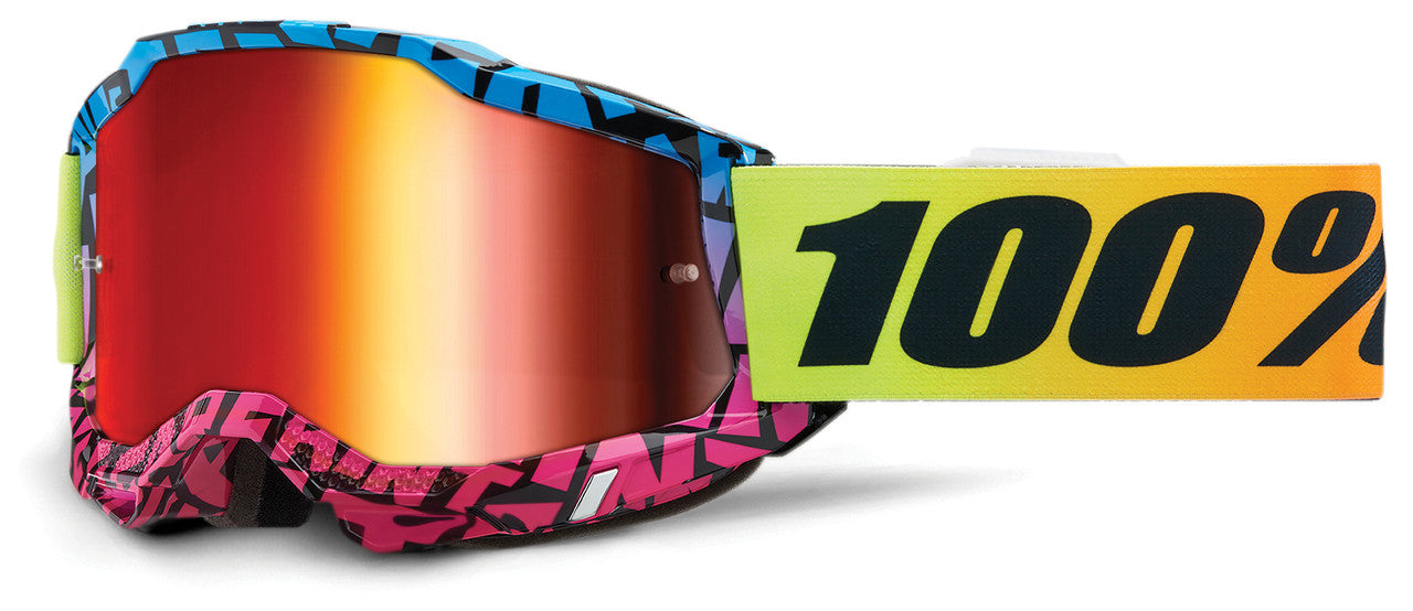 100% Accuri 2 Utv Special Offroad Goggle Kb43 Dspray - Mirror Red Lens