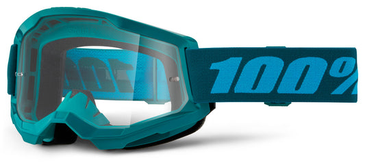 100% Strata 2 Offroad Goggle Stone - Clear Lens