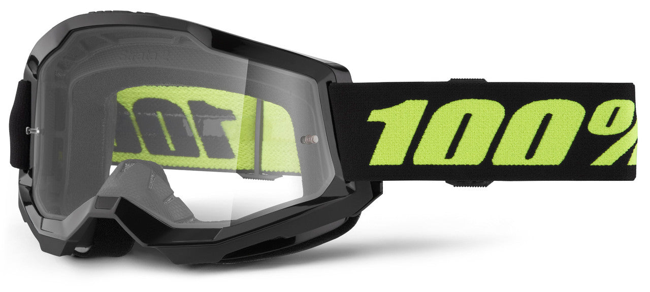 100% Strata 2 Offroad Goggle Solar Eclipse - Clear Lens