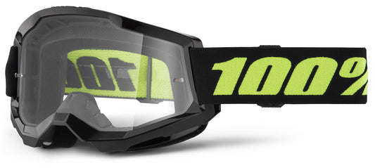 100% Strata 2 Offroad Goggle Solar Eclipse - Clear Lens