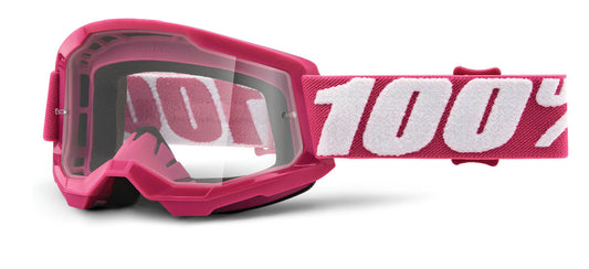 100% Strata 2 Junior Youth Offroad Goggle Fletcher - Clear Lens