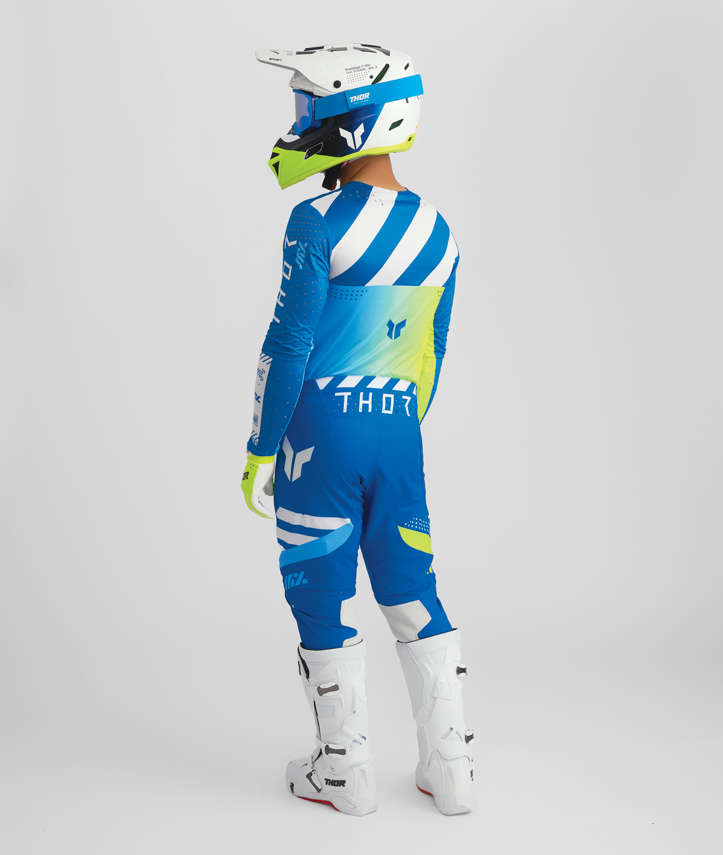 Thor 2026 Youth Sportmode Synth Blue Jersey Pant Combo
