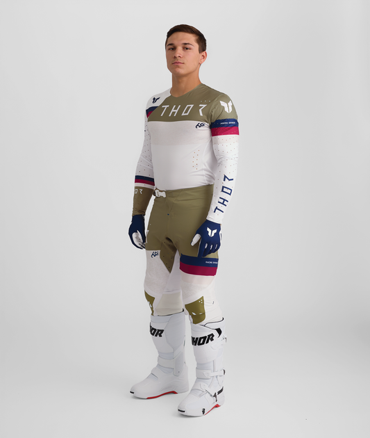 Thor 2026 Sportmode League White/Copper Jersey Pant Combo