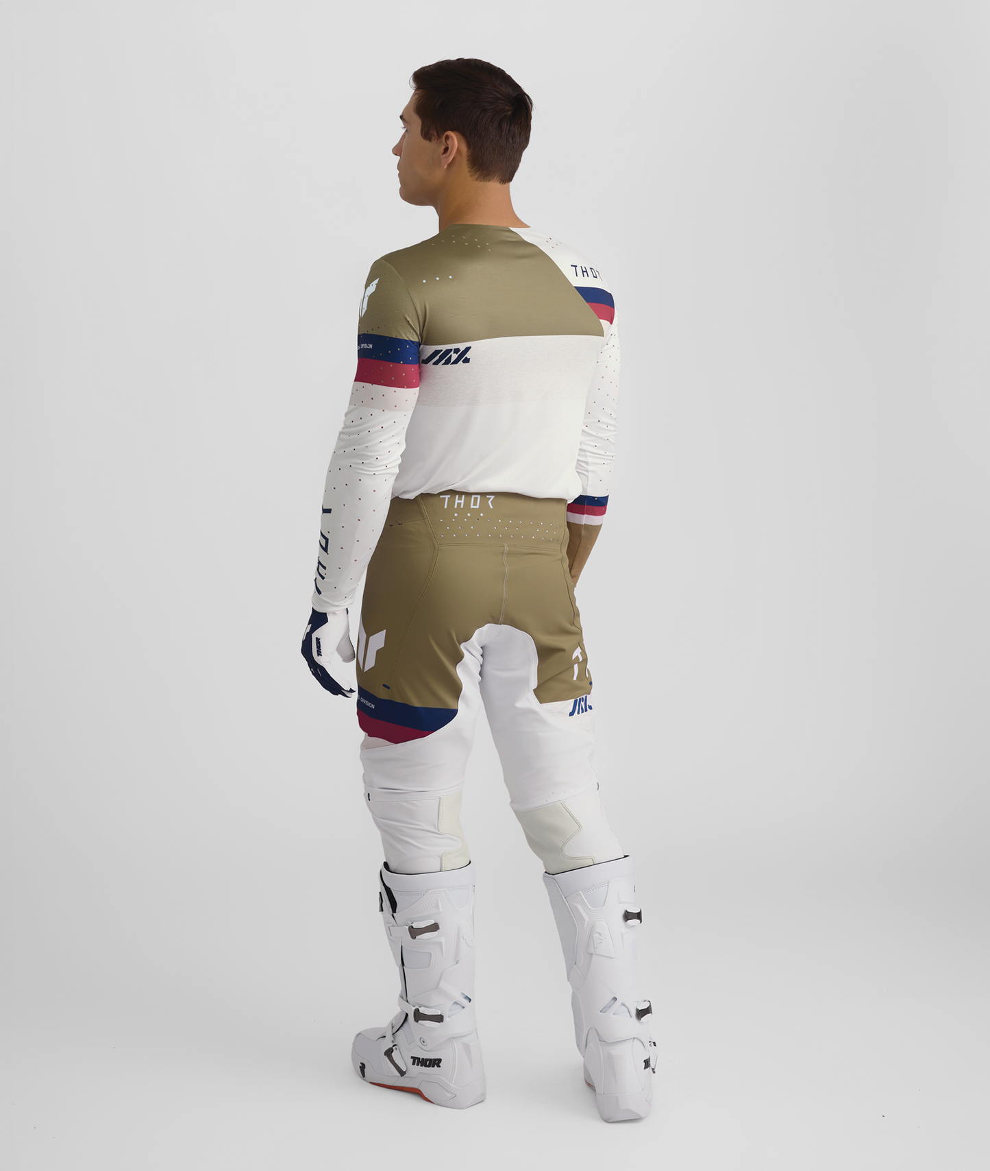 Thor 2026 Sportmode League White/Copper Jersey Pant Combo
