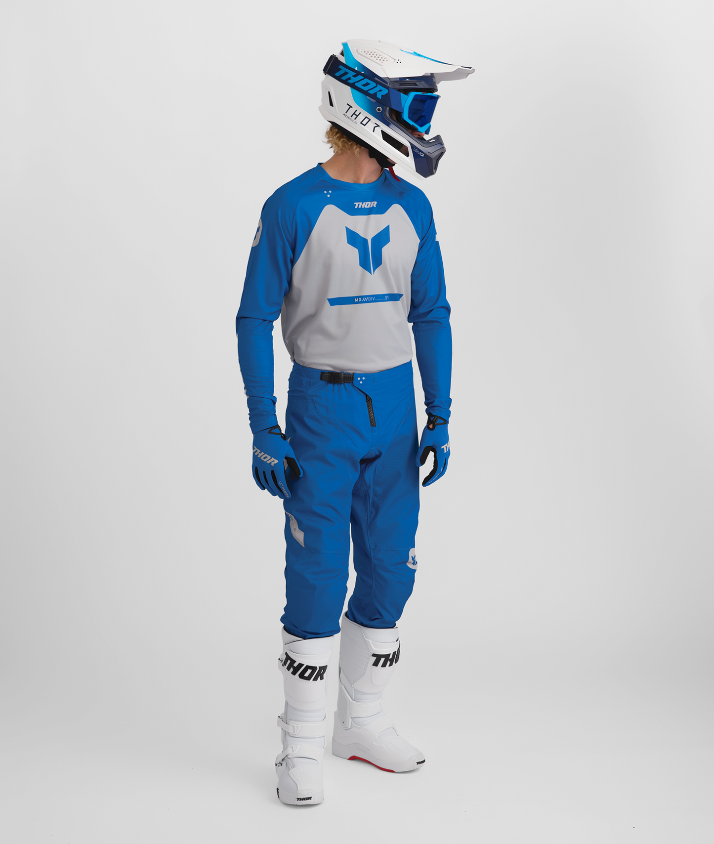 Thor 2026 Ridemode Menace Blue Jersey Pant Combo