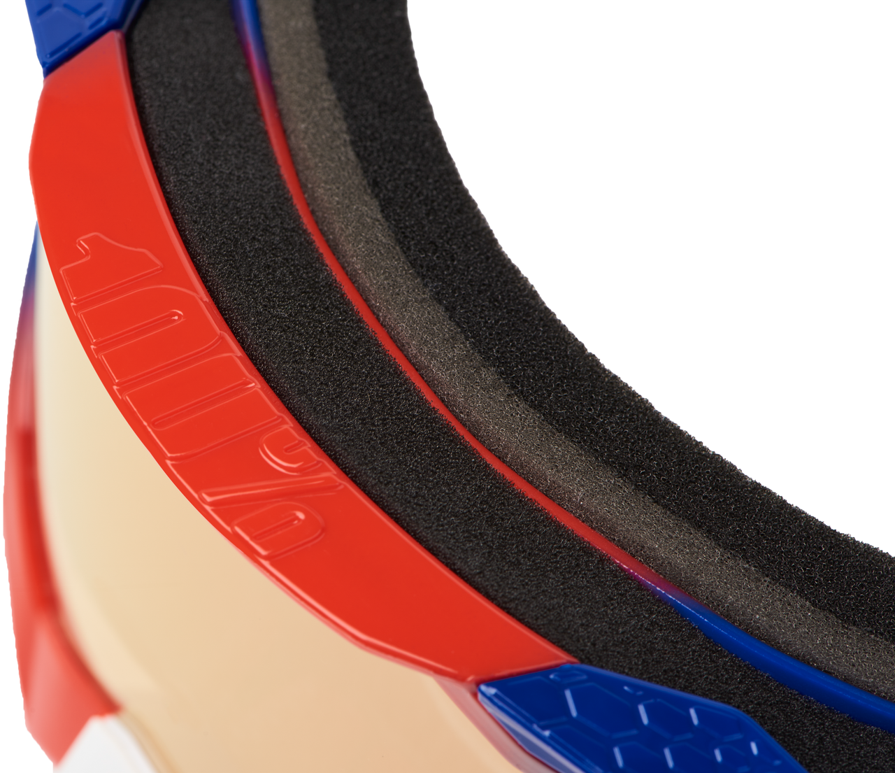 100% - 50010-00009 - RACECRAFT 2 GOGGLE UNITED MIRROR TRUE GOLD LENS