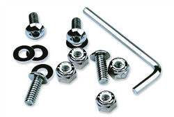 Motion Pro Chrome License Plate Frame Hardware